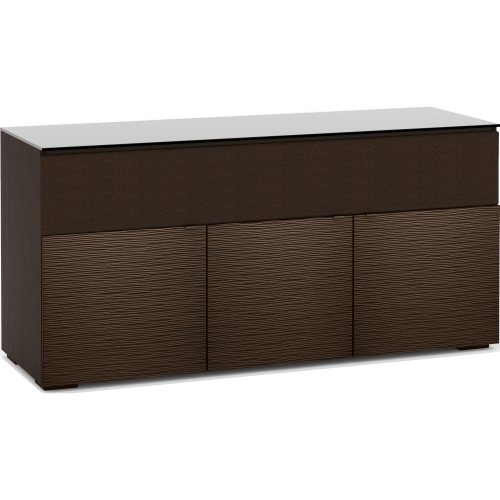 Berlin 339 65" TV Stand Cabinet w/ Soundbar Opening in Textured Wenge